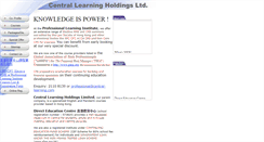 Desktop Screenshot of central-learning.com